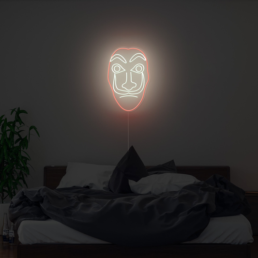 Dali Mask Neon Sign