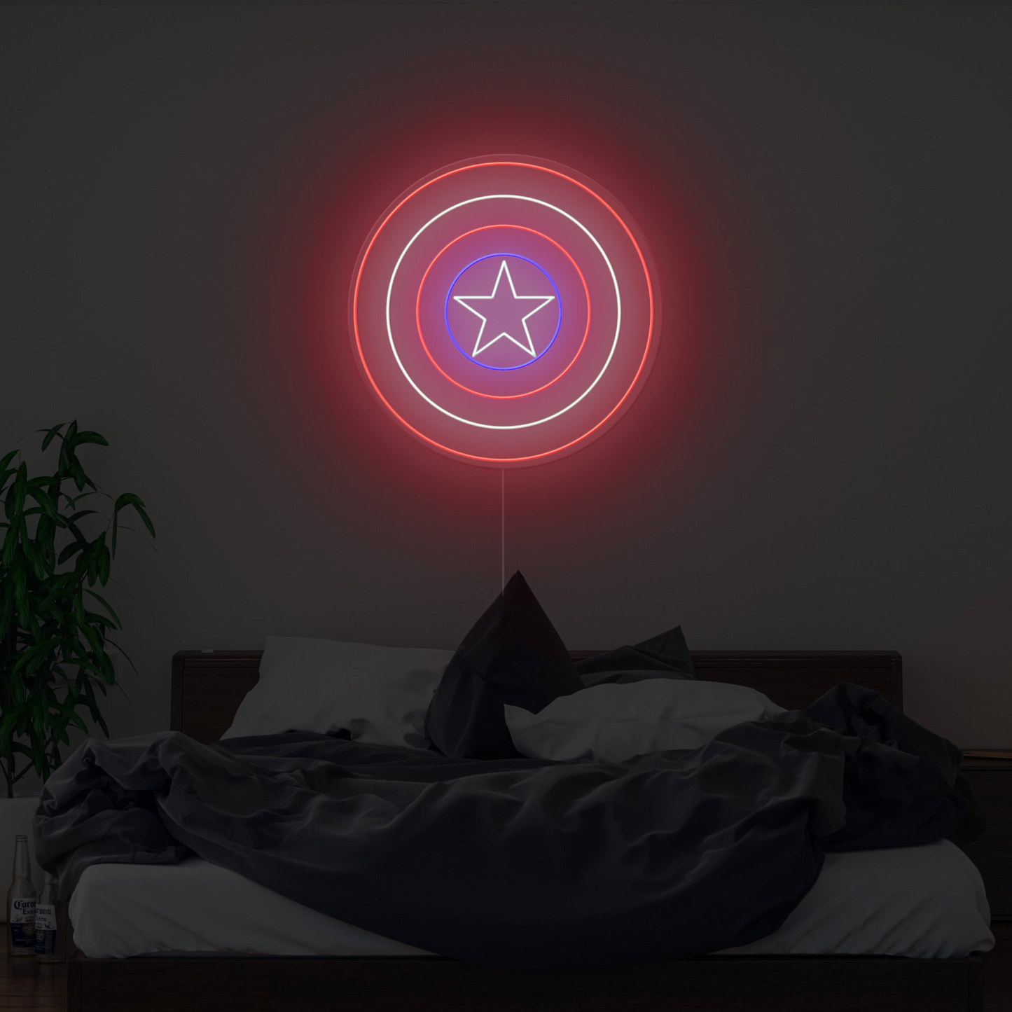 Captain Shield Neon Sign