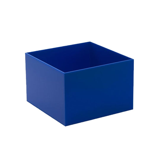 Blue Acrylic 5-Sided Box