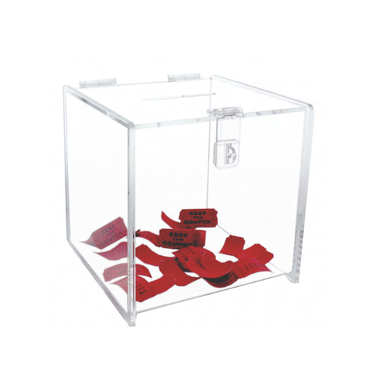 Deluxe Acrylic Ballot Box -12 x 12 x 12