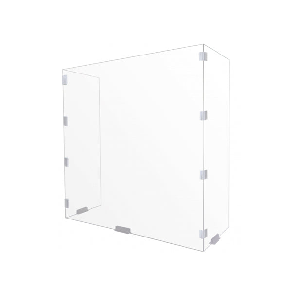 Economy U Shape Clear Polycarbonate Counter & Desk Shield 29.5H x 29.6W x 11.8D