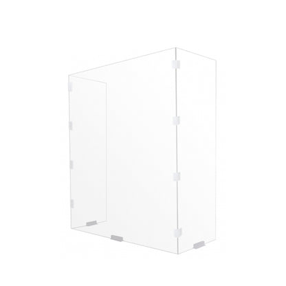 Economy U Shape Clear Polycarbonate Counter & Desk Shield 35.5H x 29.6W x 11.8D