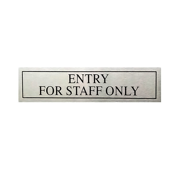 Entry for Staff