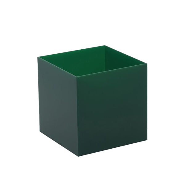 Green Acrylic 5-Sided Box