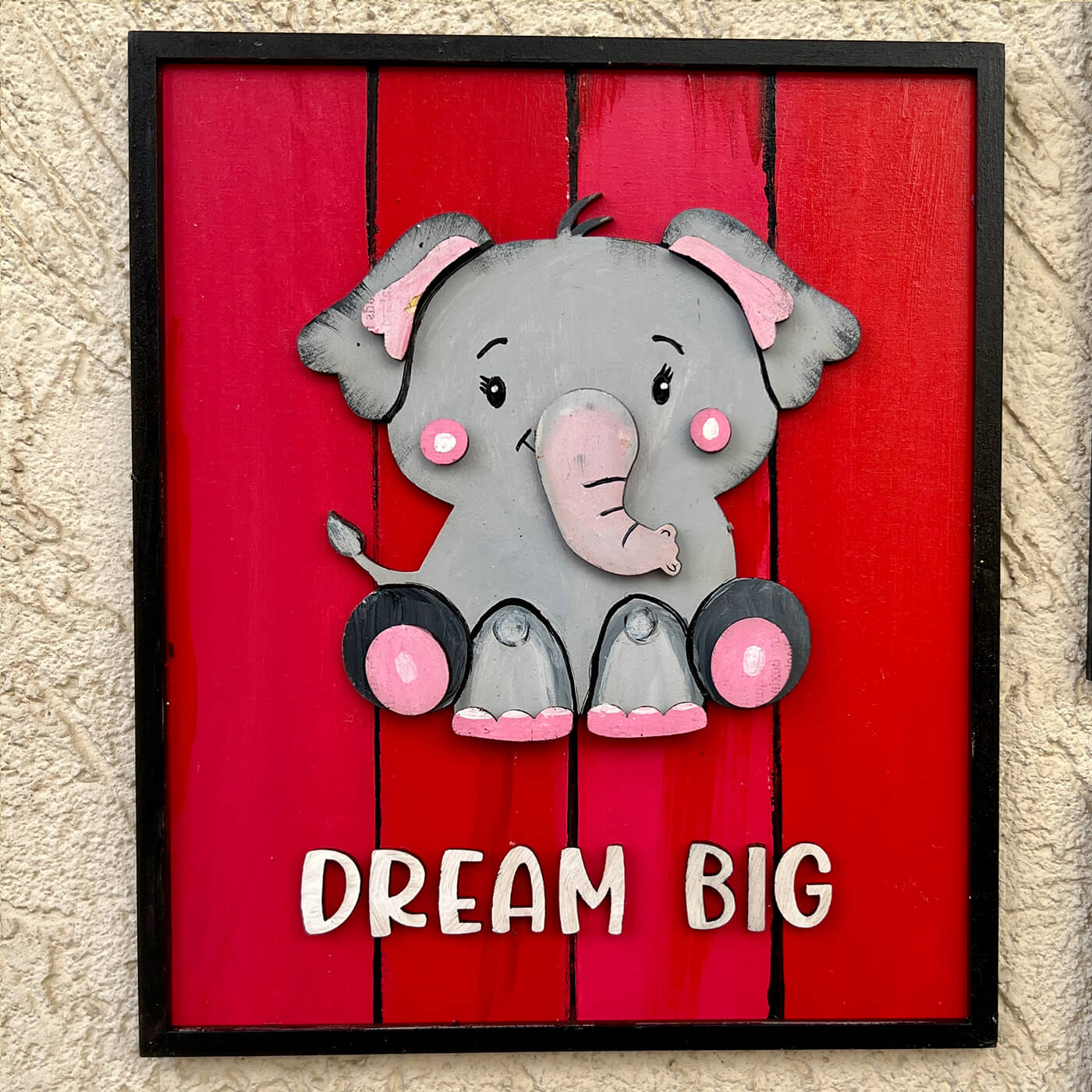Hand-painted Affirmations Animal Wall Art For Kids