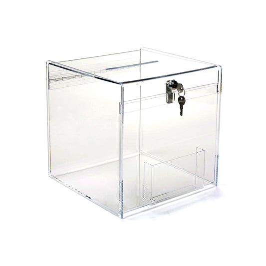Plastic Ticket Collection Box With Lock