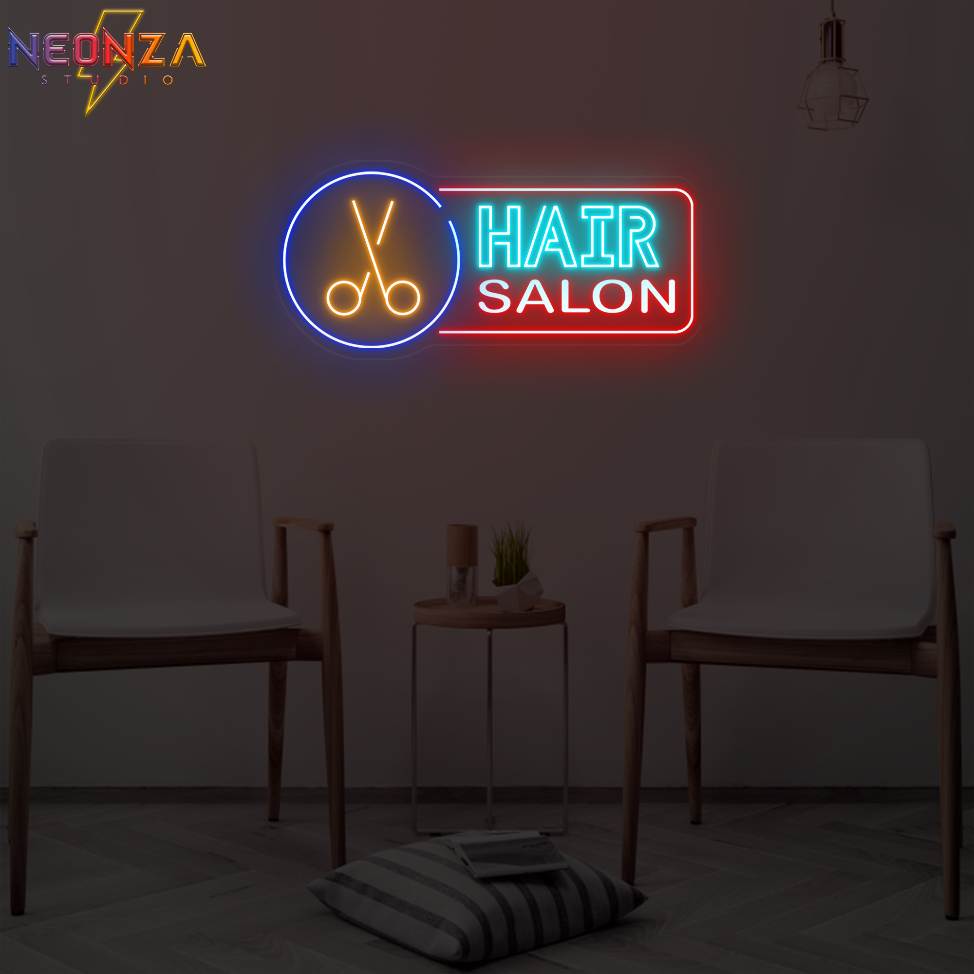 Buy Hair Salon Neon Sign Online India – acrylicsheetsindia
