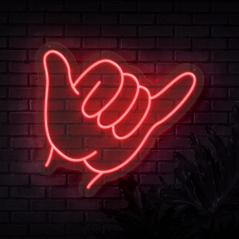 Buy Shaka Neon Sign Online India – acrylicsheetsindia