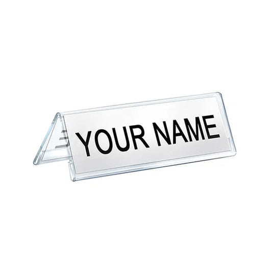 Acrylic Clear Name Plate