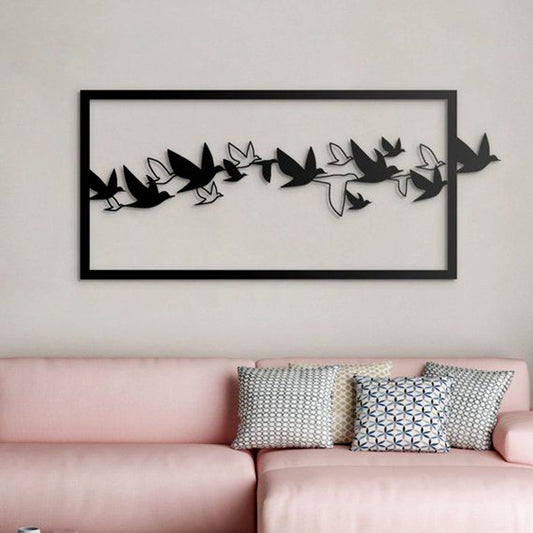 Metal Birds 36*24 inch