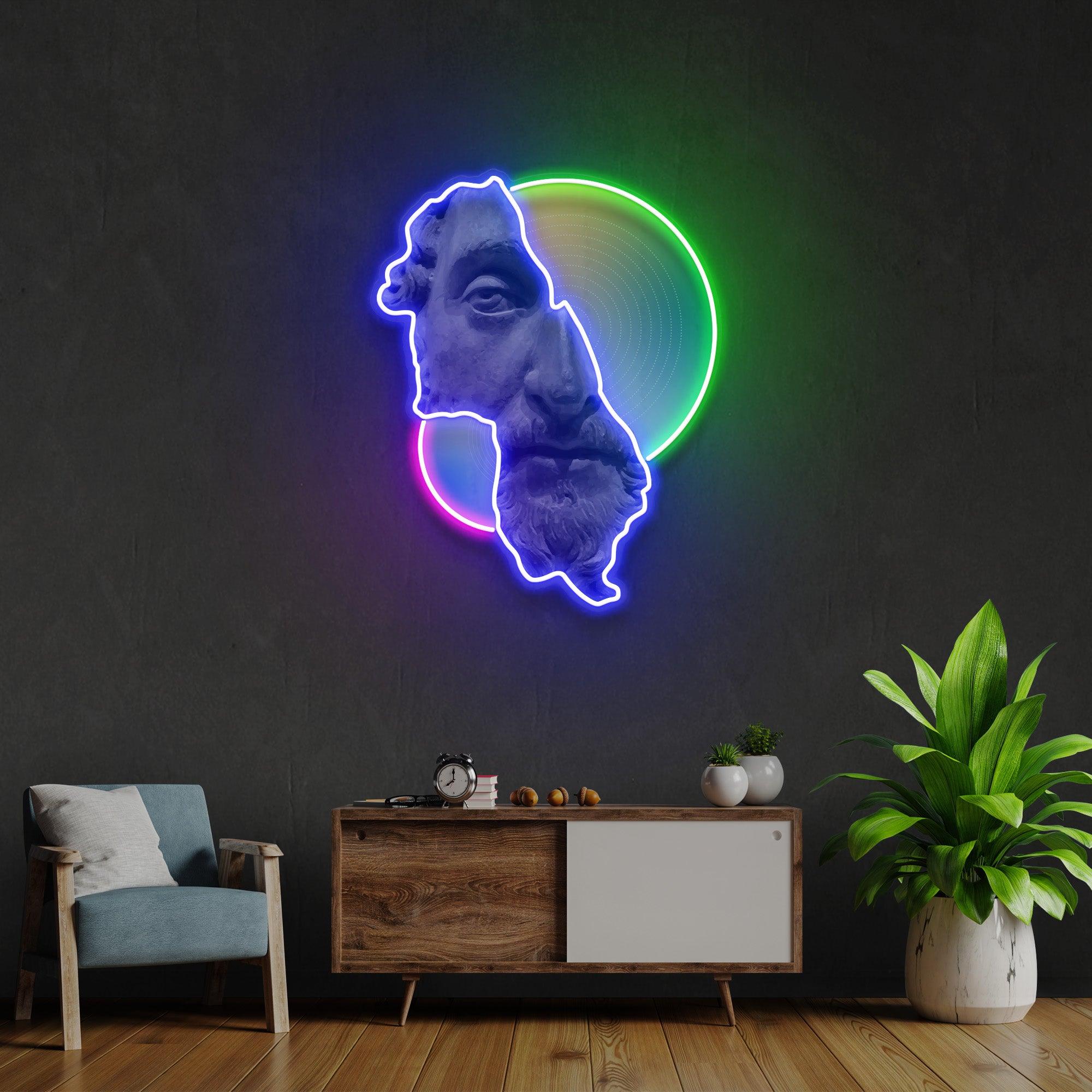 Neon Sign Abstract Abstract Art Neon Acrylic Artwork – acrylicsheetsindia