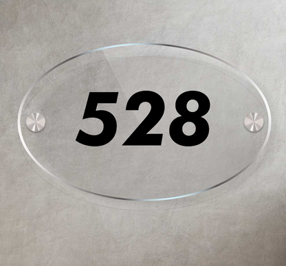 Ovalica - House Number Sign